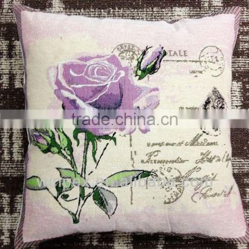 Natural Woven Jacquard Cushion