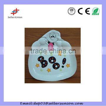 Halloween white ghost plastic tray