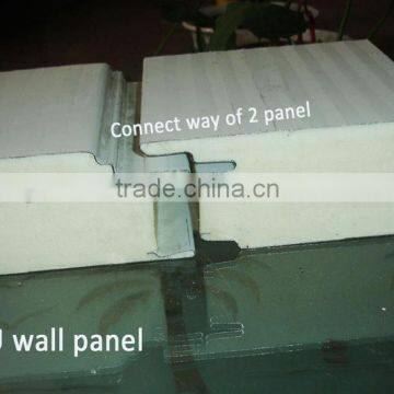 pu Polyurethane Insulated Sandwich Panel Used for Wall photo-2