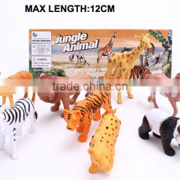 new in market popular ABS model zoo animal toys with 7P