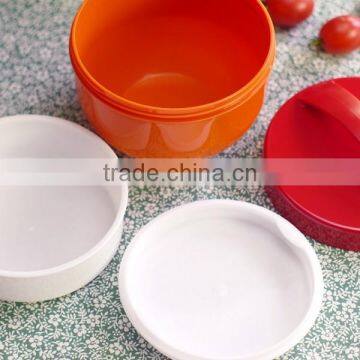 High Capacity 3 Layers Black Lunch Box With Fork & Spoon OKAY With Microwave,hot New Product for 2015,CUSTOM Plastic Lunch Box photo-3