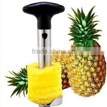 2016 New hot Stainless Steel Fruit Pineapple Peeler Corer Slicer Cutter