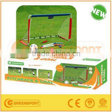 GSSP8S metal hockey goal set with sticks and ball