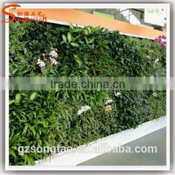 Hot Sale Artificial Green Wall New Design Artificial Geass Wall Plastic Artificial Green Wall photo-4