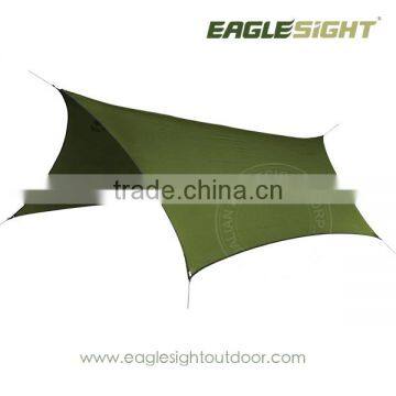 Waterproof nylon tarp green