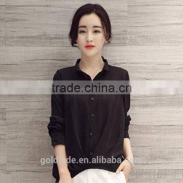 Latest Fashion New Blouse Designs Ladies Tops 2017 Summer Shirts for Women Blouses photo-6