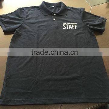 Cotton Blank Polo Uniform Shirt Custom Mens Polo T-shirts photo-4