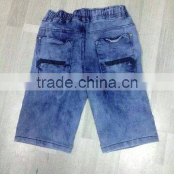 Stock Lots Clothing Kid's Casual New Desgin Cheap Denim Shorts photo-2