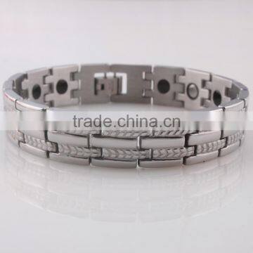 High end steel Italian charms elastic bangle mens magnetic Italy charms bangle fashion brand Italian link bangles
