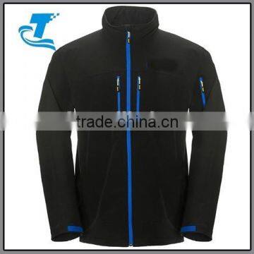 Newest Snap-up Non-removable softshell jacket men