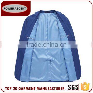 High Quality 1 Button Fashion Business Suit Jacket Blazer For Men photo-3