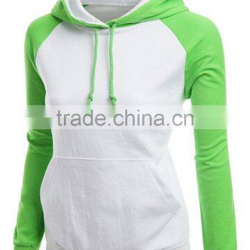 Plain Womens Pullover Hoodie/Ladies Fleece Sweatshirt Hoody/Woman Coat and Jacket