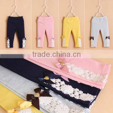 China Reliable Manufacturer Little Girls Koren Style Cotton Cute Legging