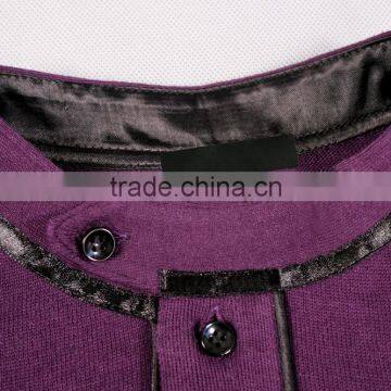 Purple Warm Mens Turtleneck Sweater photo-2