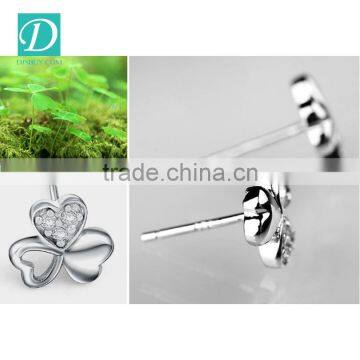New Model Simple Cute Stud Earring Sliver Jewerly Ear Rings photo-4