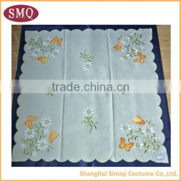 beautiful design embroidery fabric cotton tablecloth material