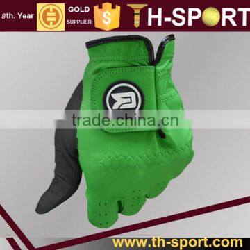 Premium Cabretta Leather Golf Glove in Green Color