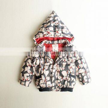 New design boys winter jacket baby boy hooded thick warm outwear cotton Jacket