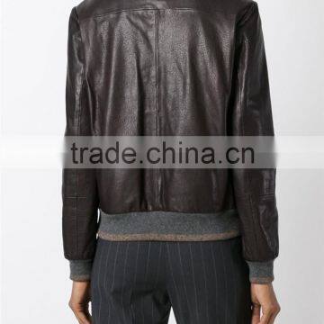 Shandao High Quality Plain Dyed Women 100% Polyester Synthetic Leather Plus Size Coats photo-4