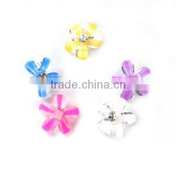 Rhinestone Hair Accessories Findings Multicolor Flower Hair Clip photo-2