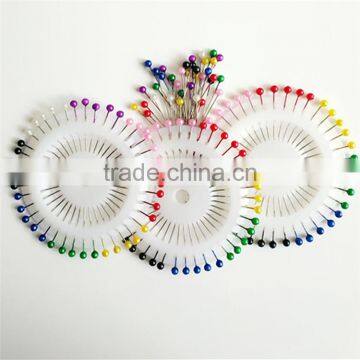 New Design High Quality Colorful Pearl Pin Needle With Round Head