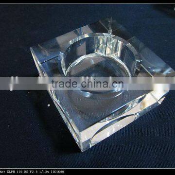 Square shape Crystal candlesticks