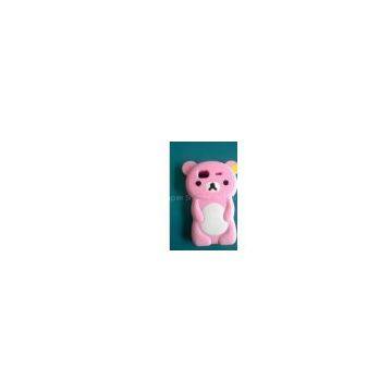 Personalized silicone cell phone covers skin cases with printed logo for IPONE4, LG, HTC