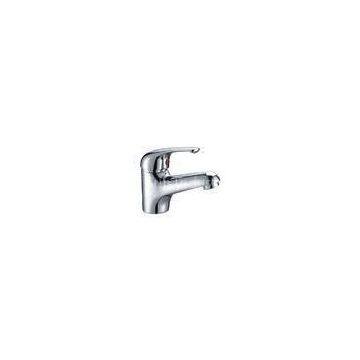 HN-5A02, Single Lever Basin Tap Faucets With Flat Handle And Automatic Mix Cartridge