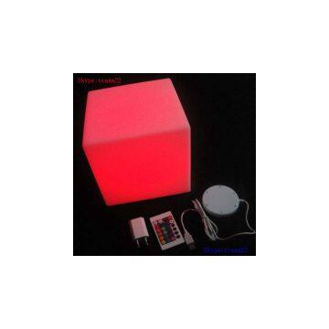 Waterproof Led Lighted Cube Sale Acrylic Chair photo-3