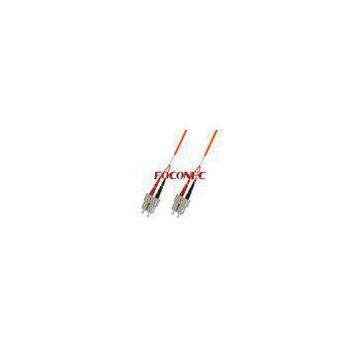 SC - SC Multimode 50/125 or 62.5/125 Duplex Fiber Optic Patch Cord, OM1 / OM2 Duplex Zip Cable