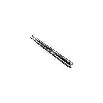 Conical Dual-hole Bimetallic Injection Twin Screw Top Barrel for Extruder, Dia. 45 - 200