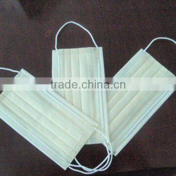 Disposable 3 layer surgical face mask