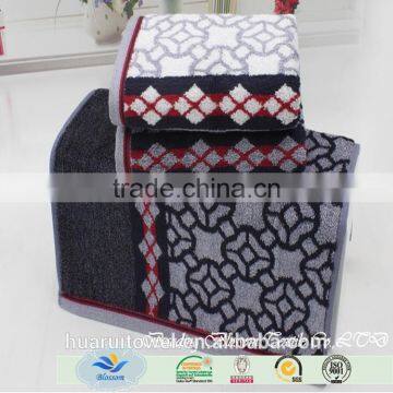 wholesale high quality jacquard water absorption bamboo fabric face towels