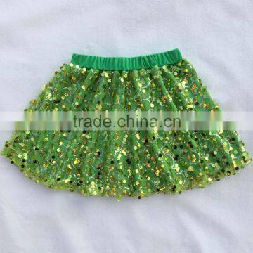 The Newest Design Girl Dress Wholesale Kids Clothes Scale Pattern Sequin Baby Skirt photo-3