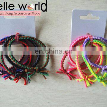 wholesale girls knot seamless colors elastic hair ties bands