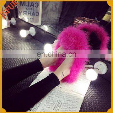 Character Colourful Women Winter Turkey Feather Shoes