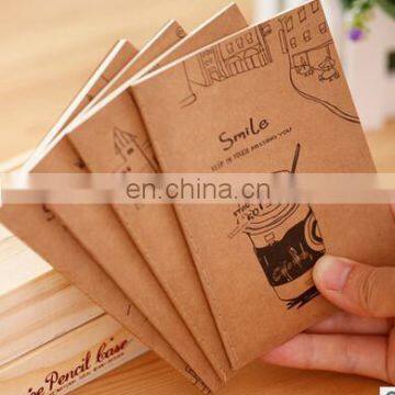 Retro Childhood Memories Of The Kraft Paper Diary Notes Kraft Copybook School Supplies Diary