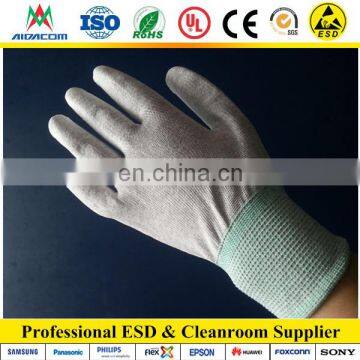 Static Dissipative Nylon Antistatic ESD Palm Fit Gloves photo-3