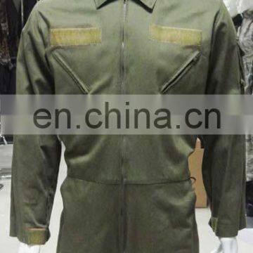 Hot Selling Olive Green 100% Cotton Professional Safety Coverall Workwear photo-3