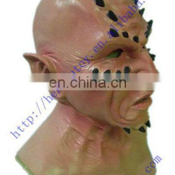 Horror Full Overhead with Neck Monster Alien Halloween Realistic Mask