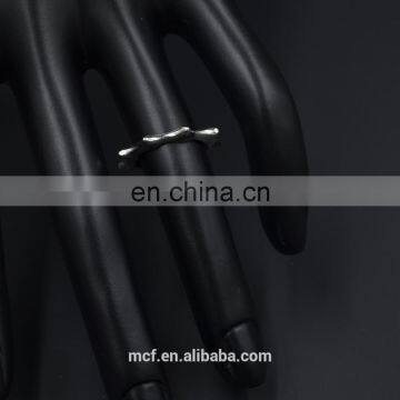 MCR-0048 fashion latest silver novel simple punk finger ring