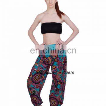 Indian Handmade Harem Pants Hippie Fabric Cotton Trouser Gypsy Aladdin Genie Pants Yoga