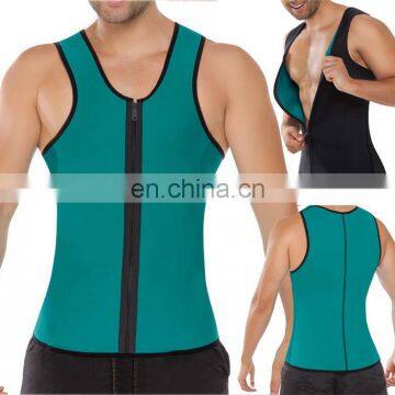 Fashion Sweat Men Neoprene Slimming Waist Corset shapewear Body Shapers Tops