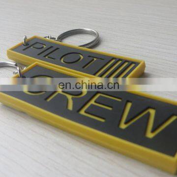 Custom 3d Soft Logo Pvc Key Chain Ring Holder photo-3