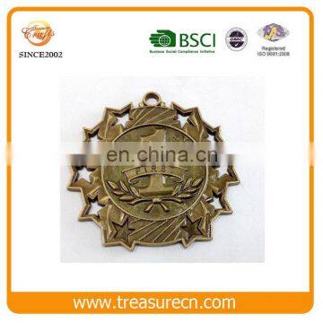 Star Hollow Alloy Metal Military Medal/Medallion