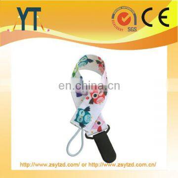 2017 Top Selling Silicone Baby Pacifier Clip,Unisex Pacifier Holder Colorful and BPA-Free baby Pacifier Clips