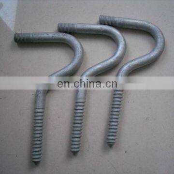 j type galvanized hook bolts