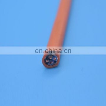 Flexible 4 core tinned copper shielded special pvc cable