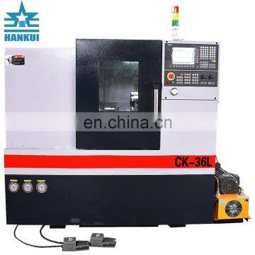 CK36L Bench Top CNC Cylinder Head Mini Lathe Milling Machine Price