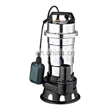 WQS Type Stainless Steel Submersible Sewage Pump, Dirty Water Pump Submersible Pump 0.5hp